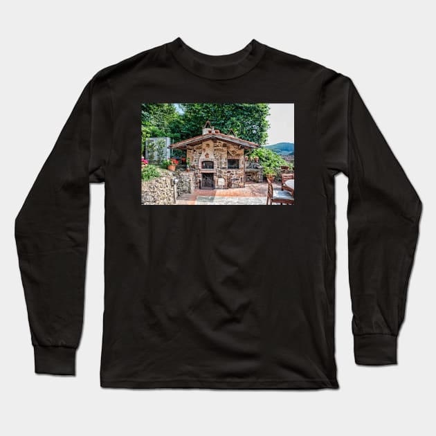 Tuscany Retreat B&B Long Sleeve T-Shirt by randymir